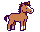 Example badge from the horses collection